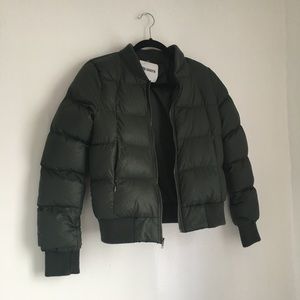 BB Dakota Green Puff Bomber